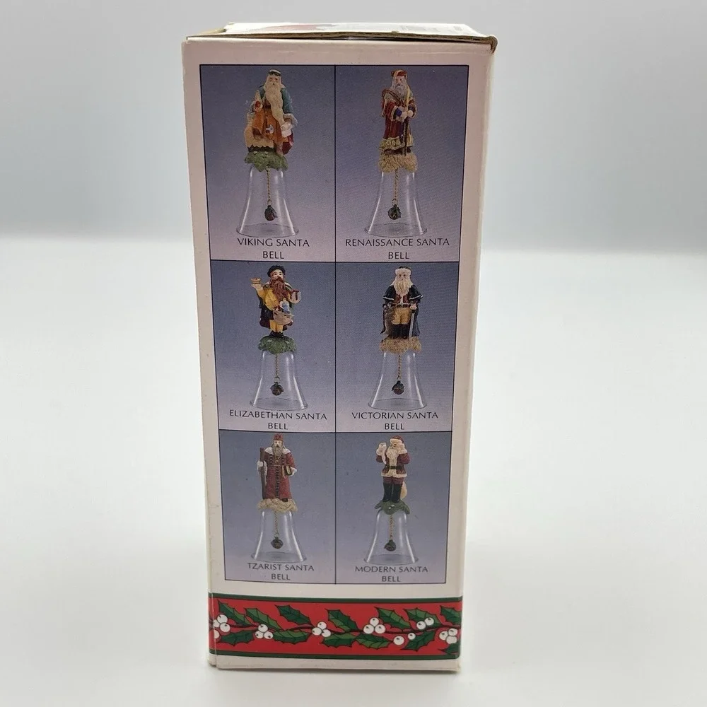 NIB Novelino Christmas Through The Ages Viking Santa Bell‎ Vintage 1992 #CTA401
